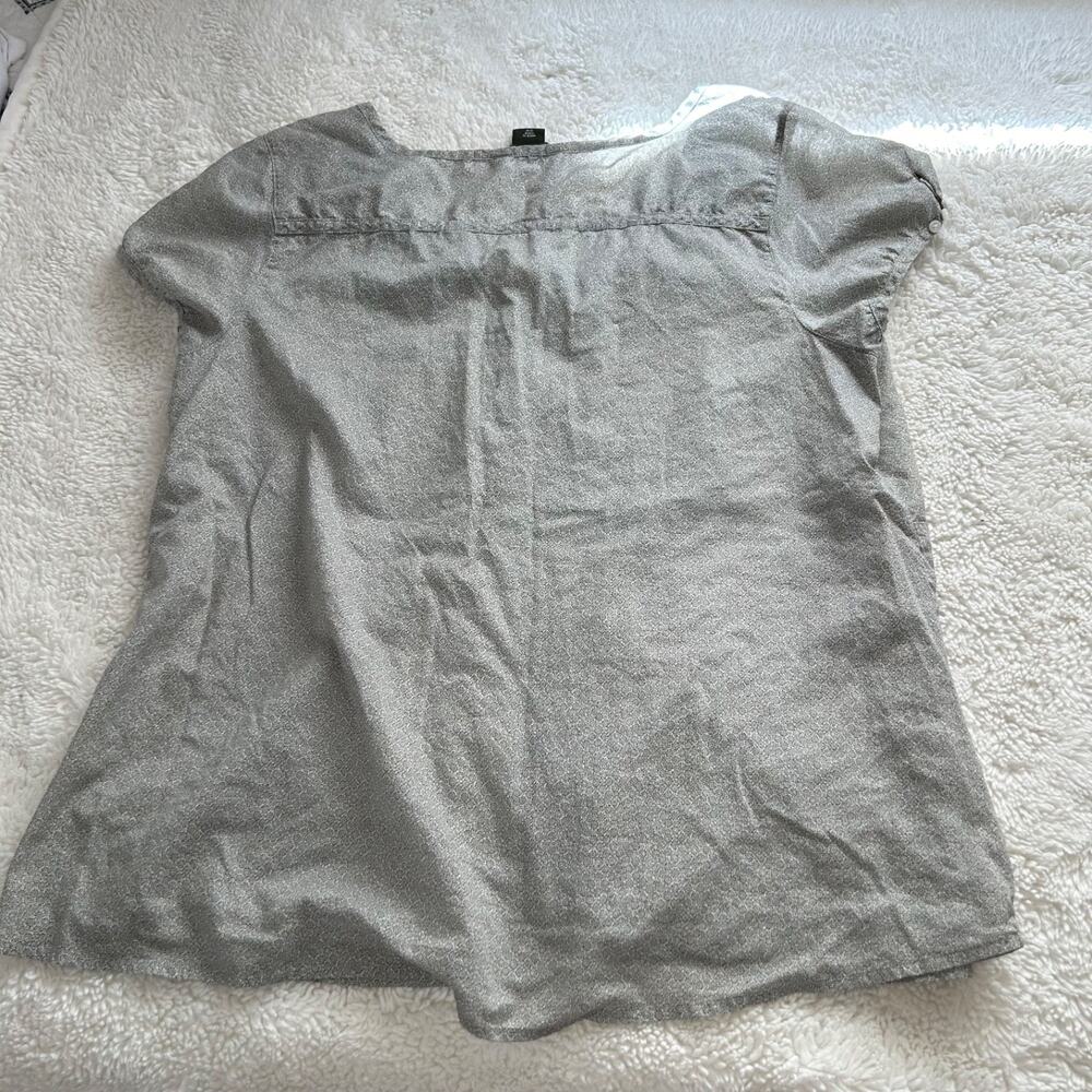 2000's Womens Eddie Bauer Short Sleeve Blouse Prairie Cottagecore Soft Sz 2X Y2K - Picture 3 of 6